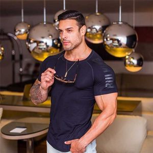 T-shirts pour hommes Nouvelle arrivée Chemises de musculation et de fitness T-shirt à manches courtes pour hommes GymS Shirt Hommes Collants musculaires Gasp Fitness T Shirt tops L230715