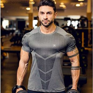 T-shirts pour hommes Nouvelle arrivée Bodybuilding et Fitness Chemises T-shirt à manches courtes pour hommes GymS Shirt Hommes Collants musculaires Gasp Fitness T-shirt tops T230605