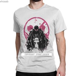 Nieuwe Collectie Doflamingo Art T-shirt Mannen Trafalgar Law Een Stuk Anime T-shirt Mannelijke Camisa T-shirt Beste Cadeau streetwear 240130