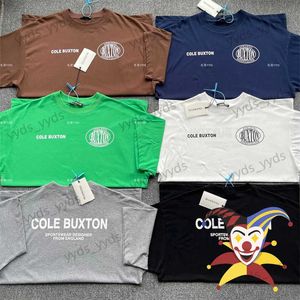 T-shirts Hommes Nouveau Cole Buxton T-shirt Hommes Femmes Haute Qualité Surdimensionné Casual CB Tees Top Streetwear T240112