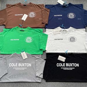 T-shirts pour hommes New Cole Buxton T-Shirt Hommes Femmes Surdimensionné Casual CB Tees Top Streetwear T230512