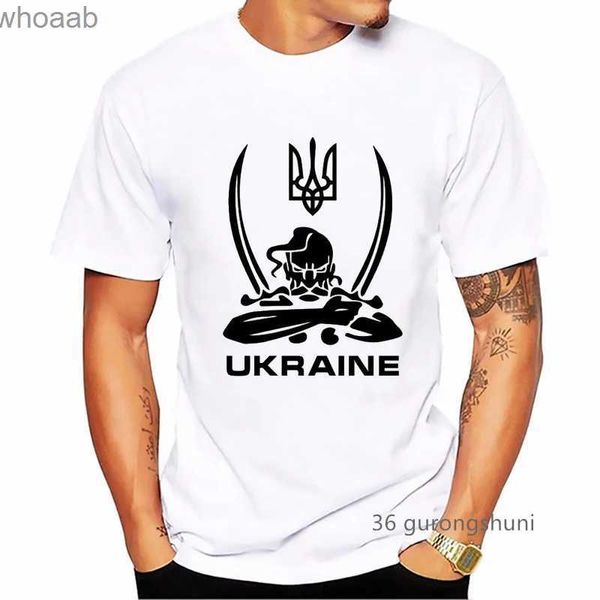 T-shirts pour hommes Nouveau mignon cool Ukraine T-shirt Ukrainien Homme T-shirt Harajuku T-shirts à manches courtes Streetwear Tops d'été 240130