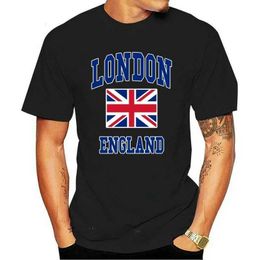 T-shirts voor heren New England London Man Gedrukt t-shirt vlag