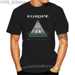 T-shirt da uomo New Europe Walk The Earth Album Rock Band Taglia S M L Xl 2Xl 3Xl T-shirt taglia USA En1 T-shirt personalizzata elegante YQ231106