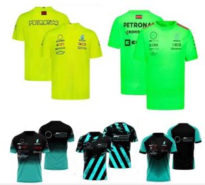 T-shirts pour hommes Nouvelle équipe F1 T-shirt à manches courtes T-shirt d'été à col rond Même personnalisation ITWL