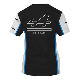 T-shirts masculins NOUVEAU T-shirt d'équipe F1 Formule Formule One T-shirt à manches courtes Plat peut être plus taille 73HE
