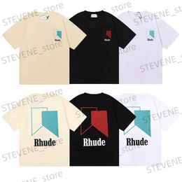 T-shirts hommes nouvelle marque de mode été surdimensionné lâche hip hop streetwear haute piste piste t t-shirt hauts hommes de haute qualité T240325