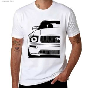 T-shirts voor heren Nieuwe Ford Mustang vijfde generatie beste shirtontwerp T-shirt blouse t-shirt man T-shirt korte witte t-shirts heren met korte mouwen T240227