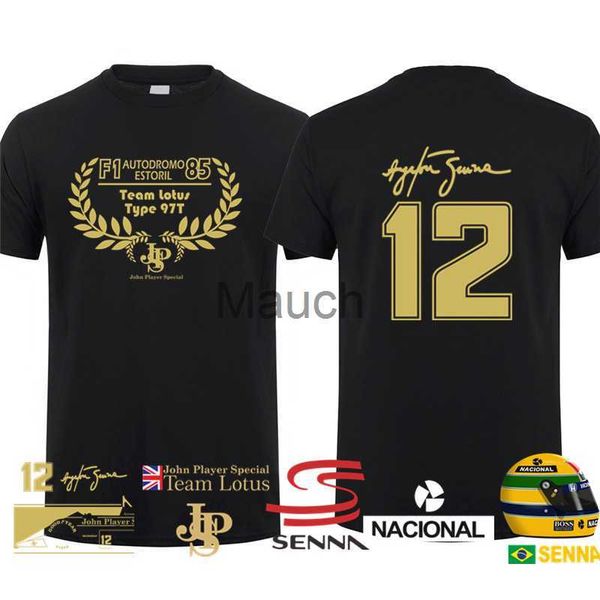 T-shirts pour hommes New Hero Ayrton Senna T Shirt Hommes T-shirts en coton à manches courtes Funny Cool Man Tshirt J230625