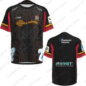 T-shirts masculins du New Jersey Chiefs Summer Super Rugby Youth Home 2024 Rugby Jersey Training Jersey Chiefs Childrens Uniforms Adult and Childrens Kits T240531