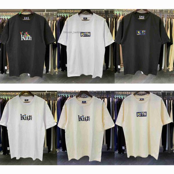 T-shirts pour hommes New Kith T-shirts pour hommes Tokyo Shibuya Box T-shirt Hommes Femmes Street View Impression Chemises Tee Tops T-shirt surdimensionné Utss Tees Taille européenne Z23628