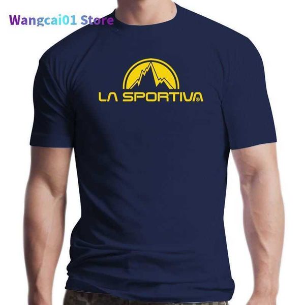 T-shirts pour hommes Nouveau La Sportiva Impression classique Washab Breathab Rsab Masque de bouche en coton T-shirt pour hommes 0228H23