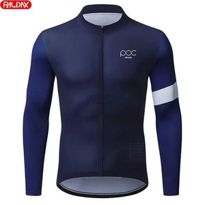 T-shirts pour hommes Nouveaux hommes Cyclisme Costume Automne Route UV Preuve Longue Seve Printemps Ironman Triathlon BreathabH2421