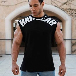 Camisetas para hombre NUEVA Camisa sin mangas para hombre Camisetas sin mangas Camiseta suelta para GYM Hombres Entrenamiento casual top chaleco para correr para hombres menL231216