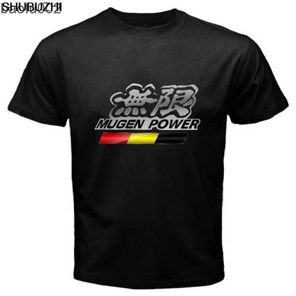 T-shirts hommes Nouveau Mugen Power Jazz Tuning Racinger Car T-shirt noir pour hommes Taille S à 3XL T-shirts drôles hommes coton t-shirt été W0322