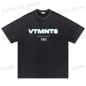 T-shirts masculins nouveaux beaux t-shirts lavés hommes femmes meilleures qualité 20 Style d'été T t-shirt hip hop t240419