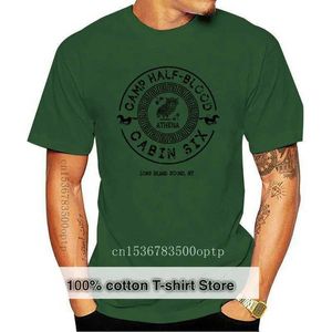 T-shirts masculins Nouveau Percy Jackson - Camp Half-Blood Mens White T-shirt Casual Imprimé T Men Men Summer Slves Slves T-shirt T240510