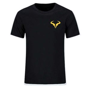 T-shirts masculins Nouveaux t-shirts de tennis Rafael Nadal T-shirt pour hommes noirs