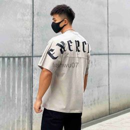 T-shirts pour hommes NOUVEAU Premium Cotton Men TShirt Summer Running Loose Gym Sports Tee Training Tops Outdoor Jogging Leisure Respirant T Shirt J230705