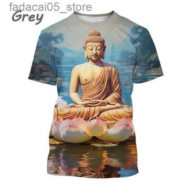 T-shirts masculins Nouvelles religions 3D T-shirt Fashion Casual personnalisé manches courtes amusantes ethniques Q240425