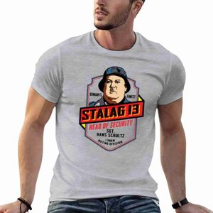 T-shirts masculins New Stalag 13 Manager de sécurité Sergent Schultz Hogan Hero T-shirt Cute Vêtements T-shirt T-shirt T-shirt pour hommes D240509