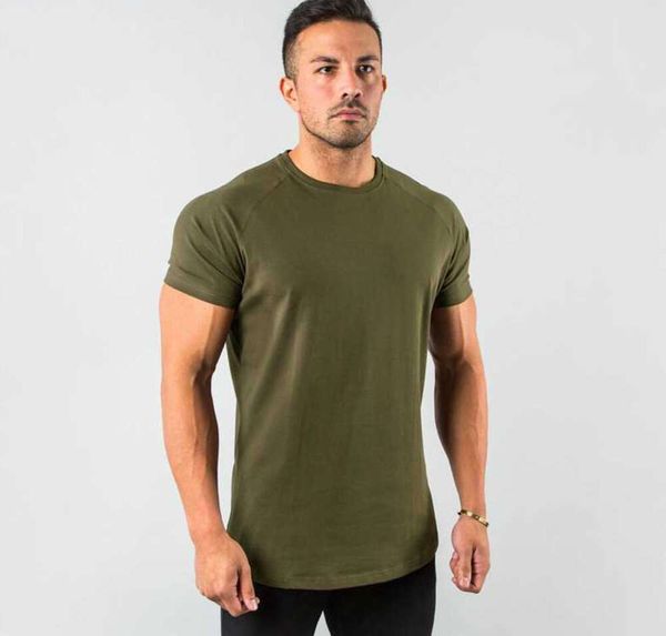 Camisetas para hombre Nuevos y elegantes tops lisos Fitness para hombre Camiseta de manga corta Muscle Joggers Camiseta de culturismo Ropa de gimnasio para hombre Camiseta ajustada Top de verano