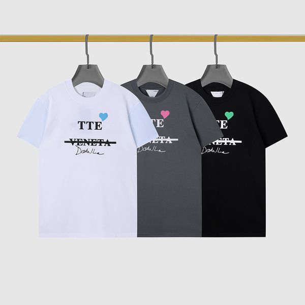 T-shirts pour hommes New Summer Designer T-shirt Lettre Imprimer Manches courtes Hommes Femmes Chemise Couple Top T-shirts