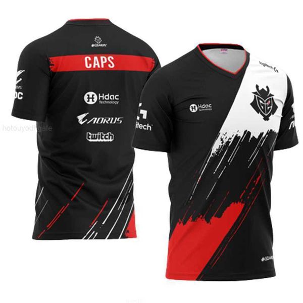 T-shirts pour hommes Nouvel été G2 Esports T-shirt Jeu LOL CSGO Essentials T-shirt Femmes Hommes Impression 3D Tops surdimensionnés Fille Garçons Enfants T-shirt à manches courtes