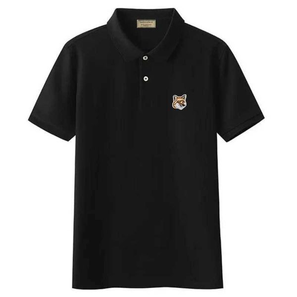 T-shirts masculins Nouveaux chemises de luxe Summer Brand Fox Application Mens Polo Mens Mens Fashion Short Mens Mens T-shirt High Quality Top J240322