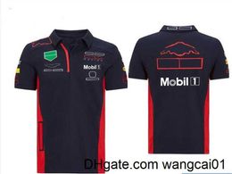 T-shirts voor heren Nieuw zomerteam Polo Shirt 2022 F1 Racing Short Seve 0406H23