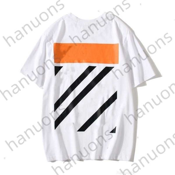 T-shirts pour hommes New t Same Religious Diagonal Stripe White and Women's Loose Short Sleeve T-shirt for Men Printed Letter x the Back Print