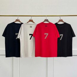 T-shirts pour hommes Nouveau T-shirt FG Saison 7 Ligne principale Lâche Flocage Imprimer Neutre Manches courtes Surdimensionné Hip Hop Street T-shirt T221006