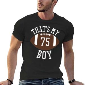 Mannen T-shirts Nieuwe That's My Boy #75 Voetbal Nummer 75 Jersey Voetbal Moeder Vader T-shirt Blouse Grafische t-shirts T-shirt Mannen