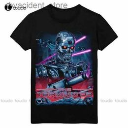 T-shirts Hommes Nouveau The Terminator Los Angeles 2029 T-shirt drôle cadeau vintage pour hommes femmes chemise marron coton t-shirt S-5XL L240304