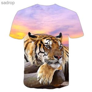 T-shirts masculins New Tiger 3D Imprimé pour hommes et t-shirts pour femmes pour femmes