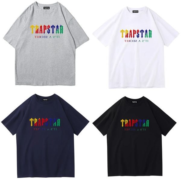 T-shirts masculins Nouveaux t-shirts trapstar vêtements de mode féminin 100% coton marque d'été Top S-3xl High Quality Wholesale Factory