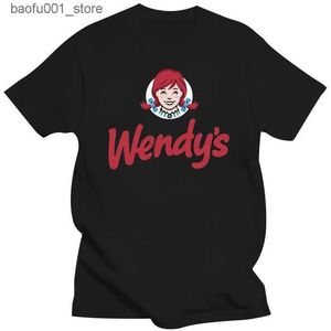 Heren T-shirts Nieuwe Wendys Fast Food Restaurant Heren T-shirt Fast Food Heren Restaurant Wendys Q240220