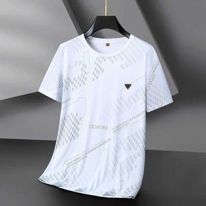 T-shirts pour hommes T-shirt à manches courtes imprimé à col rond pour hommes d'été à la mode nouvellement arrivé en grande taille XL 2XL 3XL 4XL 5XL 6XL 7XL 8XL J240319