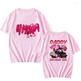 T-shirts pour hommes Nimona Lettre Double Side Print Shirt Anime Movie Fans Tops Casual Summer Cotton Unisex O-cou T-shirt À Manches Courtes
