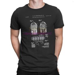 T-shirts pour hommes Nixie Tube Patent Print Art 1952 T-shirt Ingénieur électrique Vintage Nerd Inventor QS413