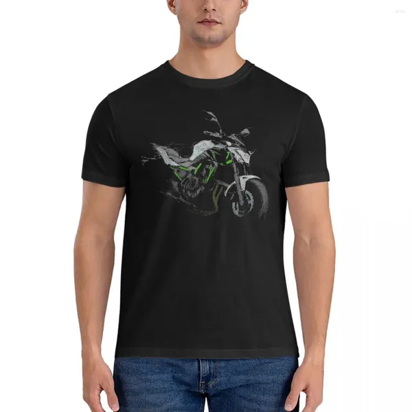 Camisetas para hombre, camisetas novedosas Z650 para hombre, Camisa de algodón con cuello redondo, camisetas de manga corta para motocicleta, ropa estampada