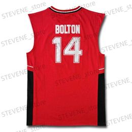 Camisetas de hombre Número 14 Zac Efron Troy Bolton East High School Wildcats rojo Retro Baloncesto Jersey Hombres Jerseys cosidos Camiseta deportiva T230818