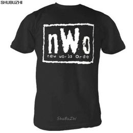 T-shirts masculins nwo Nouveau ordre du monde T-shirt noir T-shirt T-shirt décontracté pour hommes Unisexe Nouveau t-shirt en vrac SBZ3047 J240426