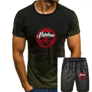 Camisetas para hombre, camiseta oficial con logotipo rosa de Nickelback para mujer, camiseta Feed Dark Horse Curb State