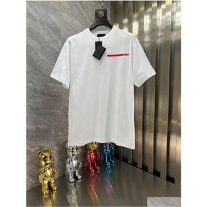 T-shirts pour hommes T-shirts officiels pour hommes, décontractés et pour femmes, best-sellers d'été Ornements de cartes triangulaires haut de gamme 5 couleurs asiatiques Dr Dh2Wm