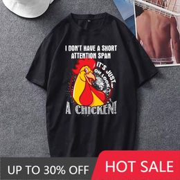 T-shirts pour hommes Oh Look A Chicken Shirt Mens Tall 2023 Fashion Size Tops Tees