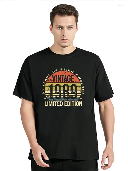 Camisetas para hombres Old Gifts Vintage 1989 camiseta limitada camiseta