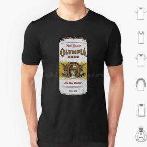 T-shirts voor heren Olympia Beer gedragen door het perfecte cadeau T-shirt Men vrouwen kinderen 6xl grunge muziek 90s.Kurt Cobain Alternative Guitar Seattle 240327