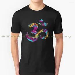 T-shirts pour hommes Om - Ehnic Ornement Graphique Personnalisé Drôle T-shirt Mandala Cercle Ethnique Ethno Inde Style Aum