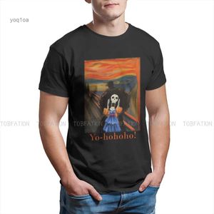 Heren T-shirts One Piece Monkey D. Luffy Polyester T-shirt voor mannen Soul King Brook Yo hohoho Humor Leisure Sweatshirts T-shirt